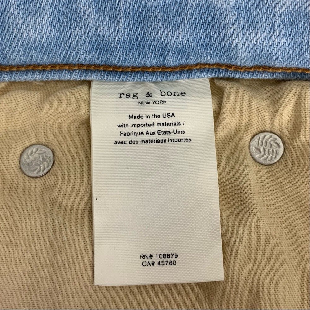 Rag & Bone Nina High Rise Ankle Flare Jeans Light Wash Denim Women’s Size 26 NWT - Picture 12 of 16